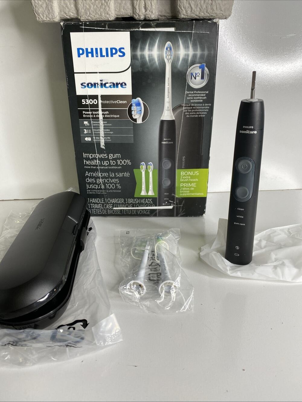 Philips Sonicare ProtectiveClean 5300 Rechargeable Electric Toothbrush- Read Me